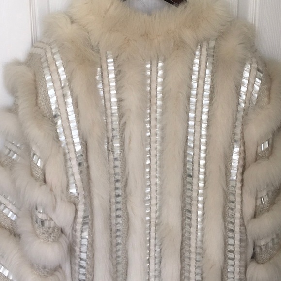 Vtg TALK OF THE WALK Fur Coat Open Front stunning - Picture 9 of 15